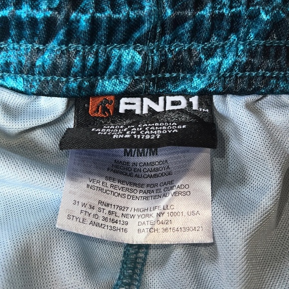 AND1 Men’s Athletic Shorts - Picture 4 of 4